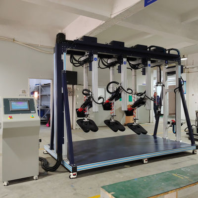 Drei Sofa-Sitze und Rücken Haltbarkeit Testmaschine