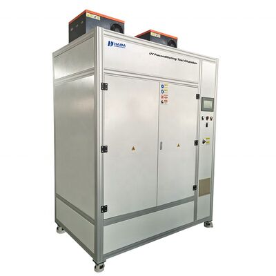 UV-Vorkonditionierungstestkammer Sonnenkollektor Ultraviolett Schadensempfindlichkeitsprüfungsausrüstung Maschine UV-Vorbehandlungstester